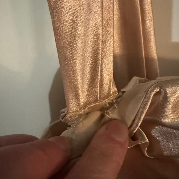 Chic Satin Maxi Dress in Soft Rose - Picture 7 of 12